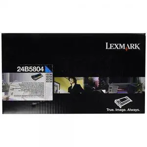 Cyan Toner Cartridge for Lexmark 24B5804 CS748de, XS734de, XS736de, XS748de, Genuine Lexmark Brand