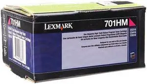 Lexmark 70C1HM0 Magenta High Yield Return Program Toner