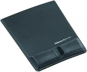 Fellowes Mouse/Wrist Support with Microban Protection, Gel, Graphite (9184001)