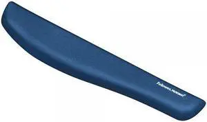 Fellowes PlushTouch Keyboard Wrist Rest with FoamFusion Technology, Blue (9287401)