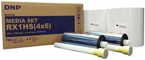 DNP Print Media for DS-RX1HS Printer - 4x6 700 Prints Per Roll (1400 Total)