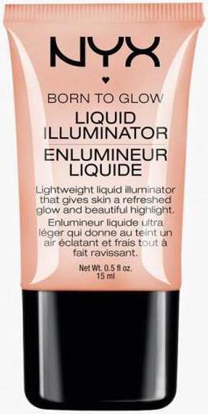 NYX Cosmetics Born to Glow Liquid Illuminator, Gleam, 0.6 Ounce