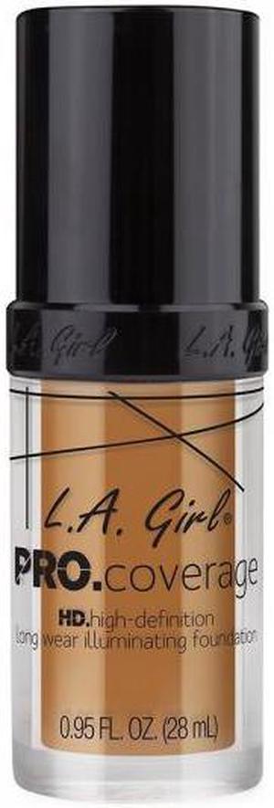 L.A. Girl Pro Coverage Liquid Foundation, Bronze, 0.95 Fluid Ounce