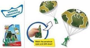 TOY STORY 3 GREEN ARMY MEN WITH PARACHUTES