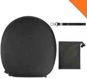 Geekria EJB-0029-06 UltraShell Full Size Hard Headphones Case with Space for Cable, AMP, Earpads, iPod, Parts and Accessories (Black)