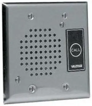 VALCOM VC-V-1072A-ST Talkback Doorplate Speaker - Stnless Stl White Box