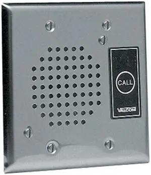 VALCOM V-1072A-ST Talkback Doorplate Speaker - Stnless Stl