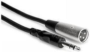 Hosa STX-120M 1/4 inch TRS to XLR3M Balanced Interconnect Cable, 20 feet