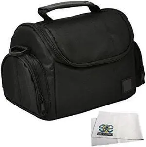 I3ePro Medium Soft Padded Digital SLR Camera Travel Case/Bag with Clip-on Detachable