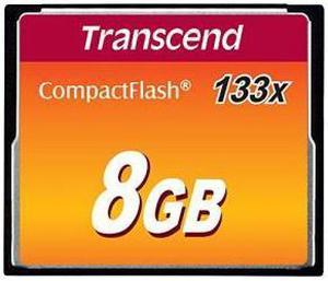 Transcend 8GB CompactFlash Memory Card 133x (TS8GCF133)