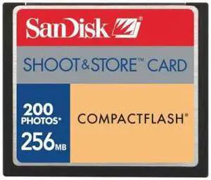 SanDisk SDCFS-256-A99 256mb Shoot and Store Compactflash Card