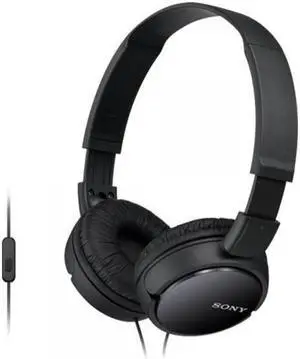 SONY  Black  MDRZX110AP/B  OH Headphone w mic/remote