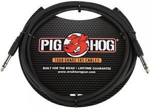 Pig Hog 6-foot 1/4-in TRS - 1/4-in TRS Cable
