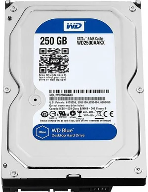 WESTERN DIGITAL WD2500AAKX Caviar Blue 250GB 7200 RPM 16MB cache SATA 6.0Gb/s 3.5 internal hard drive WESTERN DIGITAL WD2500AAKX Caviar Blue 250GB 7200 RPM 16MB cache SATA 6.0Gb/s 3.5 internal hard drive