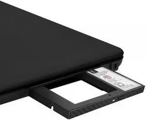 SilverStone Technology Lap Top Optical Drive Tray to One 2.5 Drive & USB Enclosure 512 MB Cache RL-TS14B