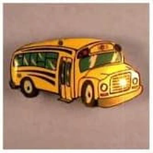 School Bus Flashing Body Light Lapel Pins by Blinkee School Bus Flashing Body Light Lapel Pins by Blinkee