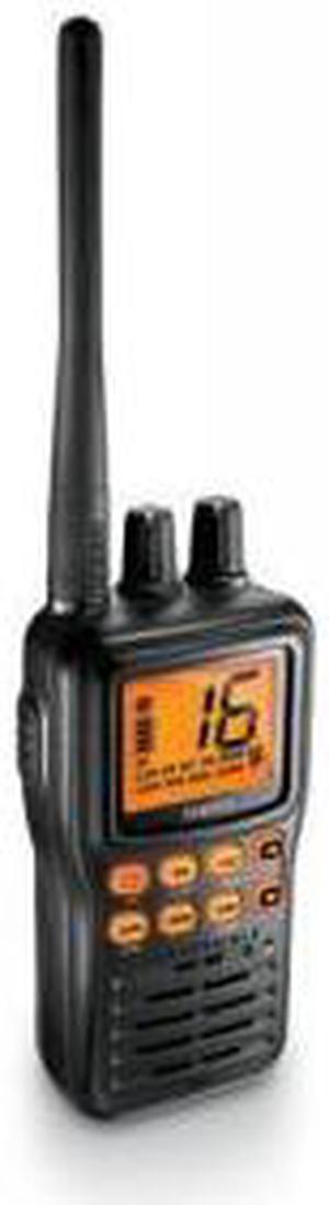 Uniden MHS75 Handheld Submersible 2-Way 5W VHF Marine Radio - Black