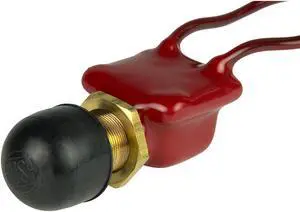 BEP 2-Position SPST PVC Coated Push Button Switch - OFF/(ON)