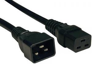 Tripp Lite Heavy-Duty Computer Power Extension Cord for Servers and Computers 20A, 12AWG (IEC-320-C19 to IEC-320-C20) 10-ft.(P036-010)