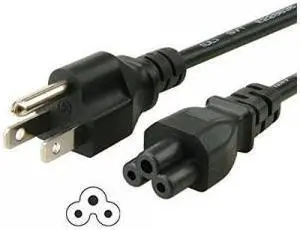 iMBAPrice 3 Ft Ac Laptop Power Cord Cable for Acer/Asus/Compaq/Dell/Gateway/HP/IBM/Lenovo/MSI/Sony/Toshiba Notebook Computer Charger