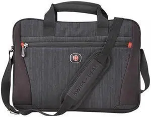 SwissGear - Structure 14 Laptop Case - Blue Heather/Black