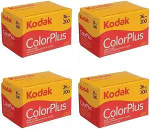 4 Rolls Of Kodak colorplus 200 asa 36 exposure