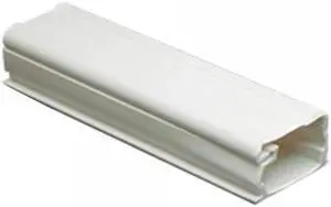 RACEWAY, .75"W X 1.5" H X 6'L, WHITE