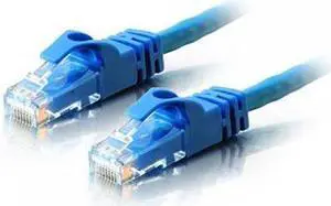 Cables Direct Online Cat5e 75FT Ethernet Patch Cable, 350MHz - Compatible with PC, Laptop, Modem, Router, TVs, Printers, Consoles for Home/Office, Blue