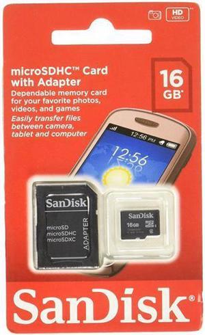 SanDisk 16 GB Micro SDHC Memory Card