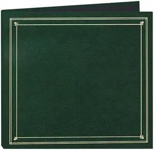 Pioneer Photo Albums 204-Pocket Post Bound Leatherette Cover Photo Album for 4 by 6-Inch Prints, Hunter Green