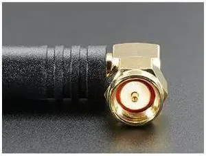 Antenna, Quad Band, Right Angle Mini GSM/Cellular, 2dBi SMA Plug