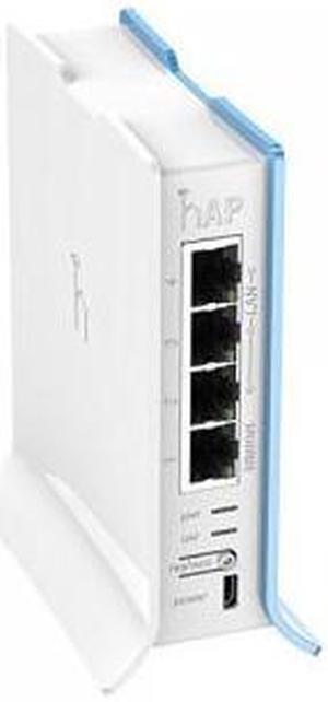 Mikrotik RB941-2nD-TC hAP Lite 32MB 4 X 10/100 2.4Ghz 802.11b/g/n 2x2 OSL4