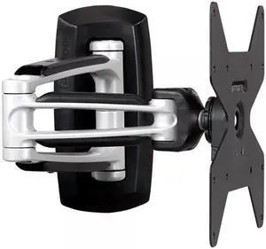 Atdec TH-1040-VFM Full Motion Wall Mount with Full Range Smooth Glide Motion and 100x100/200x100/200x200 VESA Support, Silver