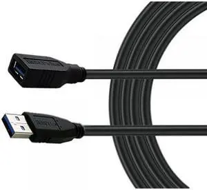 iMBAPrice USB 3.0 Extender - 10 Feet SuperSpeed USB 3.0 A Male to USB 3.0 A Female Extension Cable (Black)