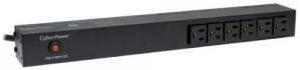 CyberPower PDU15B6F12R Basic PDU, 100-125V/15A, 18 Outlets, 1U Rackmount