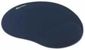 INNOVERA 50447 Mouse Pad w/Gel Wrist Pad, Nonskid Base, 10-3/8 x 8-7/8, Blue