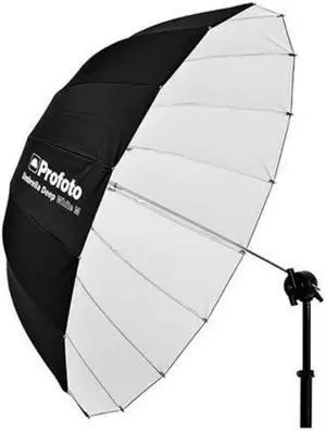 Profoto Deep and Parabolic 41" Umbrella, Medium, White #100986