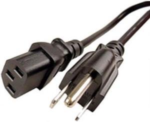 HDTV Monitor LCD, Plasma TV Power Extension 3-Prong Cord Cable 1' 3' 5' 15' 25'