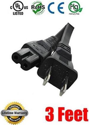 imbaprice 3 feet long ac power adapter cord compatible with apple tv 1st, 2nd & 3rd generation power cable