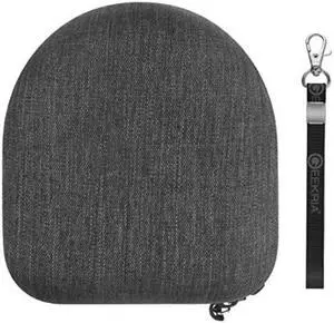 geekria ejb40 headphones carrying case for sony mdrv6, mdrv600, mdrv900hd, mdrv500, mdr7506 and more / hard shell headphone case / headset travel bag black fabric