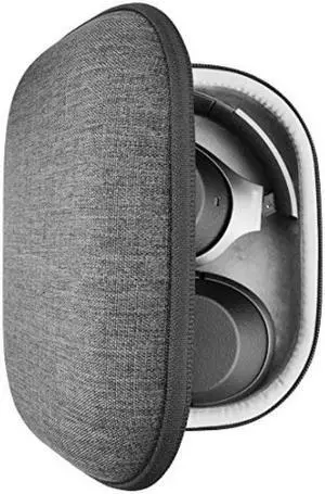 geekria headphones case for sony wh1000xm2, mdr1000x, sennheiser pxc 550, jbl everest 750, 710, 310, elite 750nc headphone hardshell case/headset protective travel bag with space for charger, parts