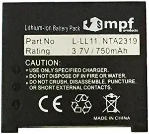 750mAh Replacement  L-LL11 NTA2319 190310-1000 Battery for Logitech MX Air M-RBP123 M-RMP123 Cordless Optical Mouse