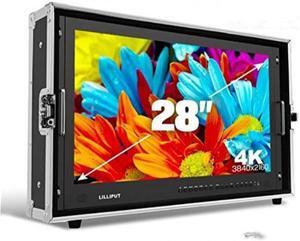 lilliput bm2804k 28" big broadcast field monitor, 1000:1 contrast ratio,38402160 ultrahd resolution