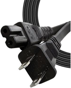imbaprice 6 feet 2prong ac power cable cord for vizio smart tv/led/lcd tv/4k/tv/eseries/mseries ul listed