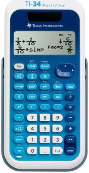 texas instruments ti34 multiview scientific calculator