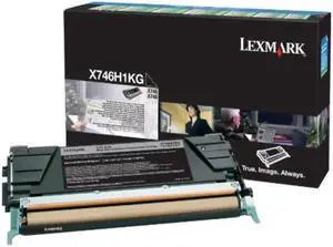 lexmark lexx746h1kg toner cartridge black laser, 12000 page 1 / pack toner