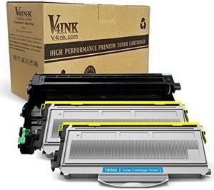 v4ink new compatible 1 drum + 2 toners brother tn360 toner cartridge + dr360 drum set use with brother dcp7030 dcp7040 hl2140 2150n hl2170w brother mfc7340 mfc7840w 7440n mfc7345n printer