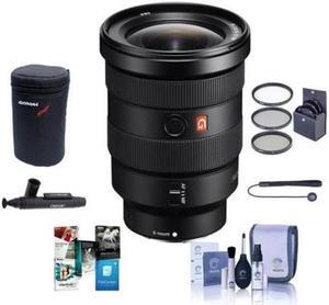 Sony FE 16-35mm f/2.8 GM (G Master) E-Mount NEX Camera Lens - Bundle With 82mm Filter Kit, Lens Case, Cleaning Kit, Capleash II, Lenspen Lens Cleaner, Software Package