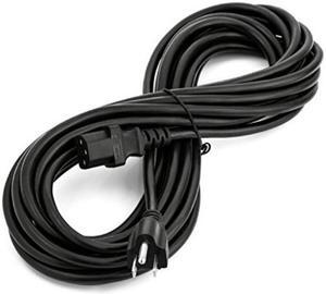 imbaprice 25 ft extra long universal ac power cord  nema 515p to iec320c13 ul/csa listed 3 prong power cable