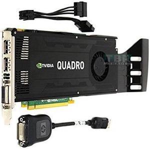 Nvidia Quadro K4000 3GB GDDR5 PCIe x16 Dual DisplayPort DVI-I GK104 Video Graphics Card GPU 900-52033-0000-000
